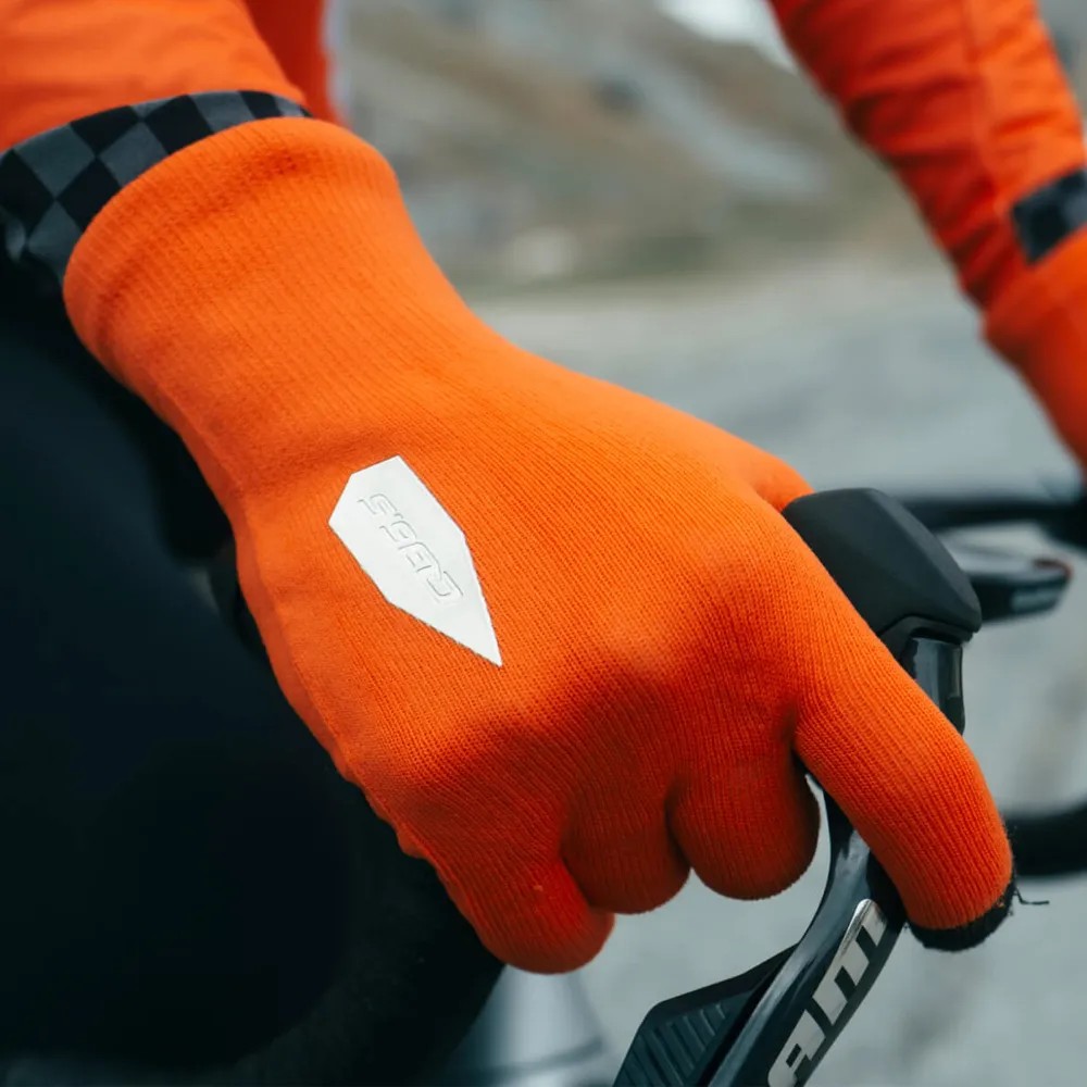 Guantes Q36.5 Invierno Lluvia Poppy Orange | Q365 | Guantes