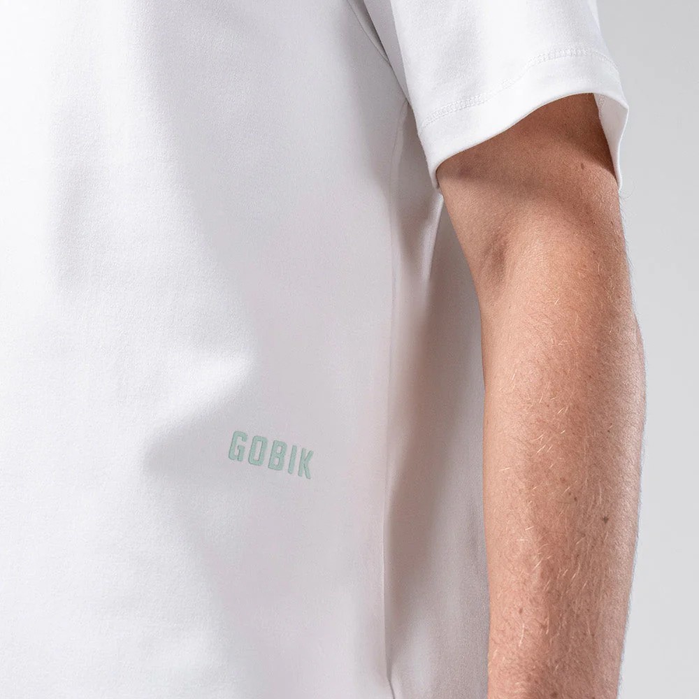 Camiseta Manga Corta Gobik Over Ride Unisex White