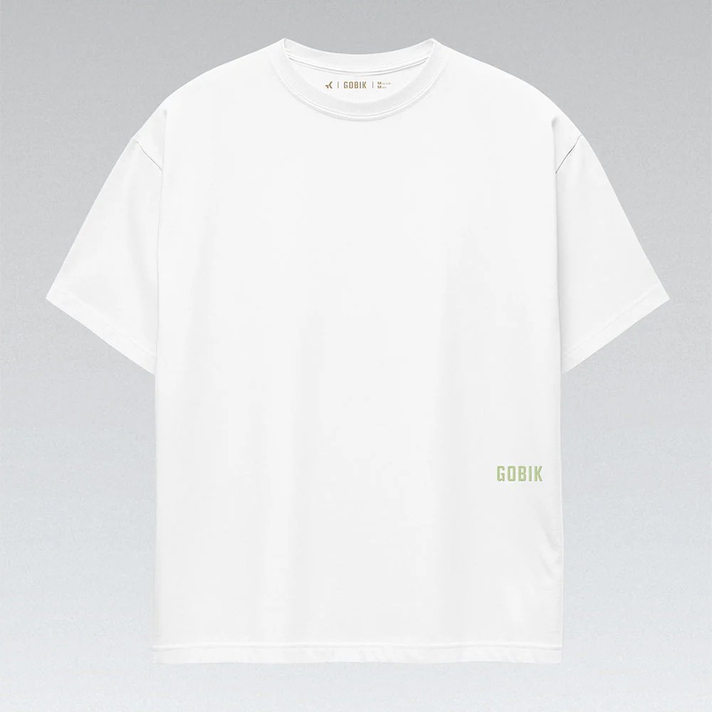 Camiseta Manga Corta Gobik Over Ride Unisex White