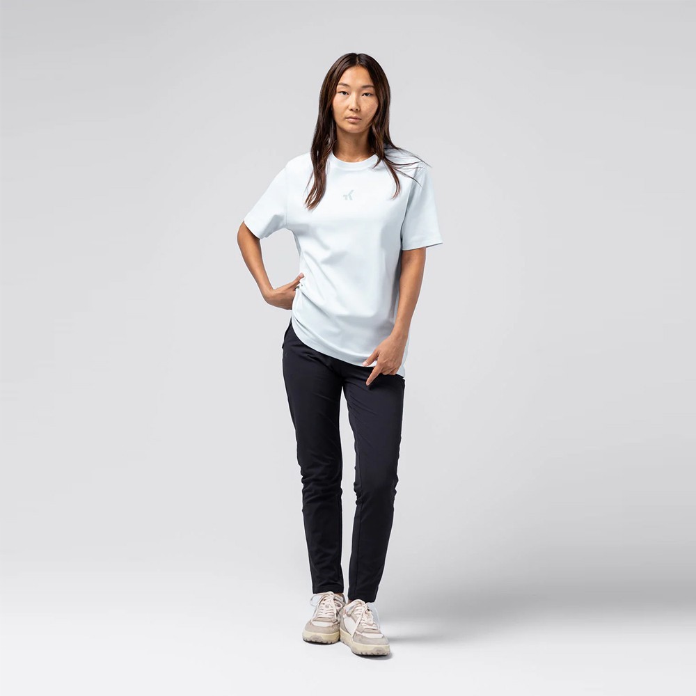 Camiseta Manga Corta Gobik Over Ride Unisex Pearl Blue
