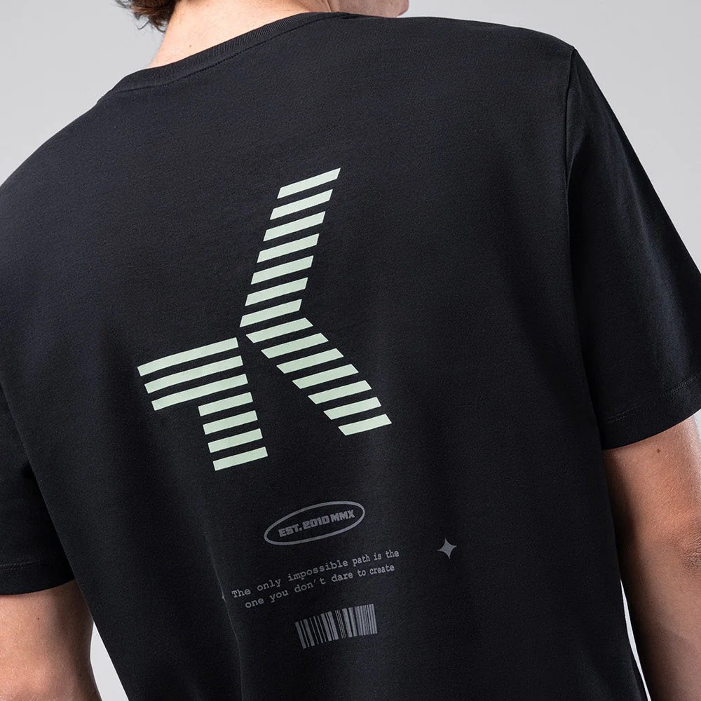 Camiseta Manga Corta Gobik Over Ride Unisex Black