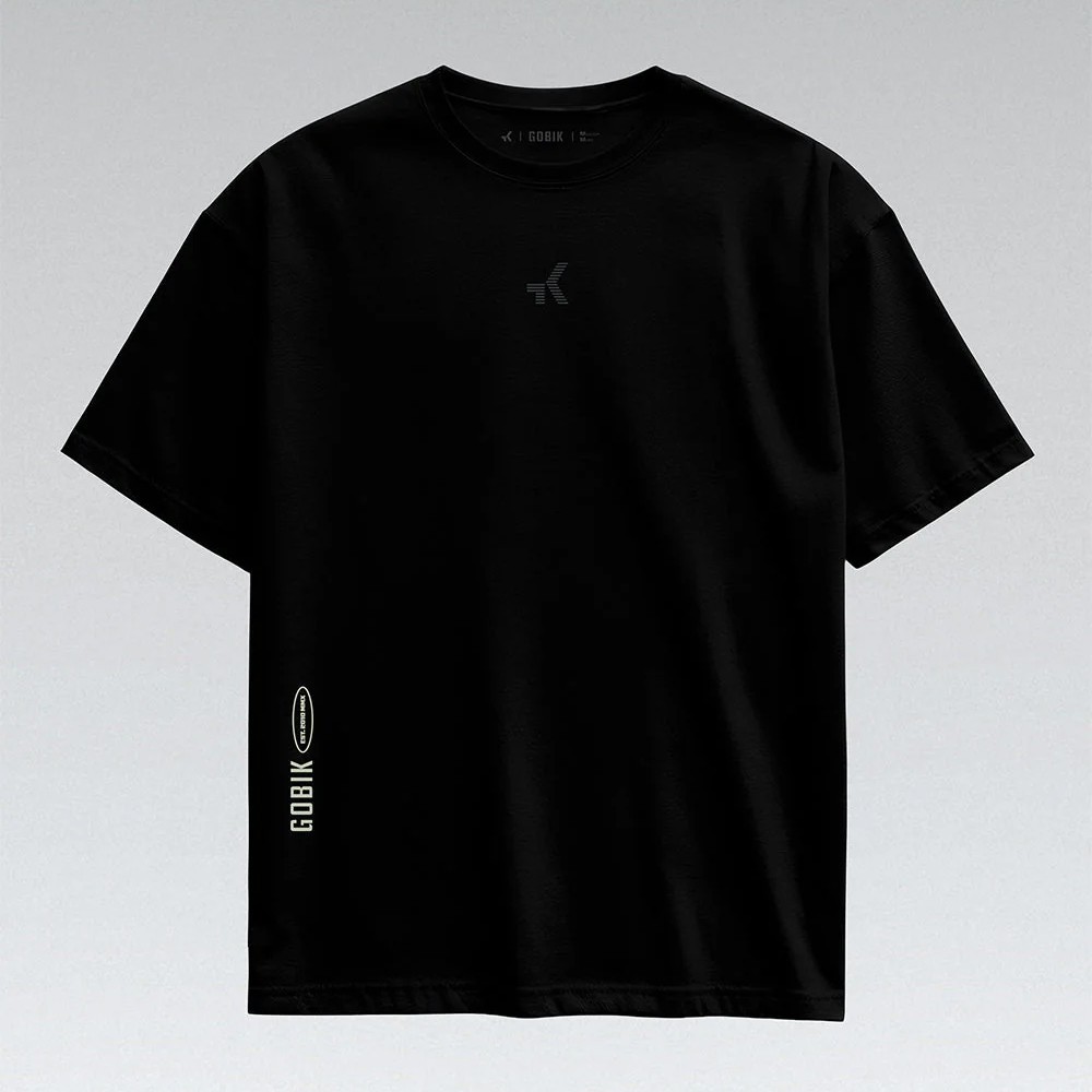 Camiseta Manga Corta Gobik Over Ride Unisex Black