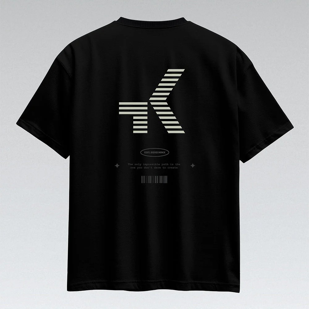 Camiseta Manga Corta Gobik Over Ride Unisex Black