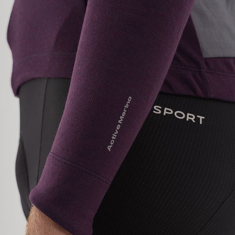 Maillot Largo Gsport Active Merino Prugna 2026 | Maillots