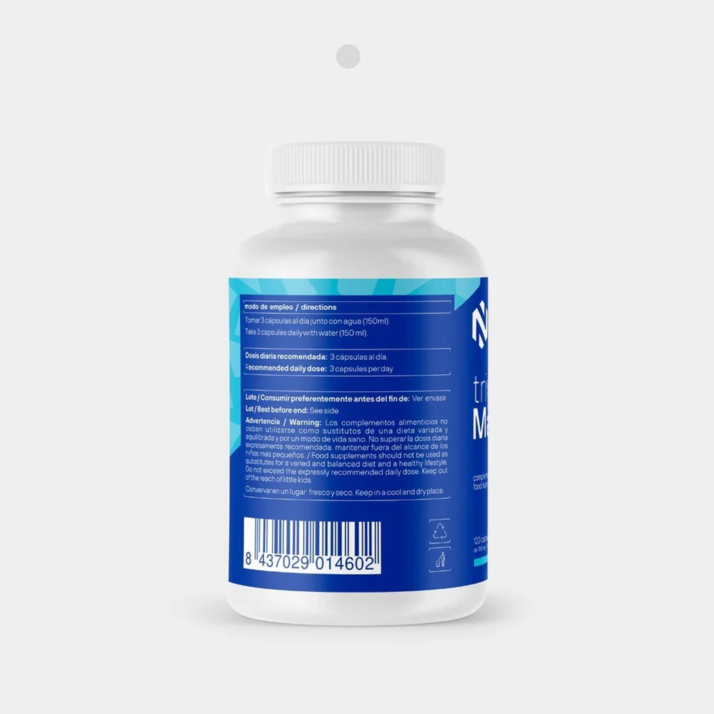Capsulas Nutrinovex Triple Magnesio (120 cápsulas)
