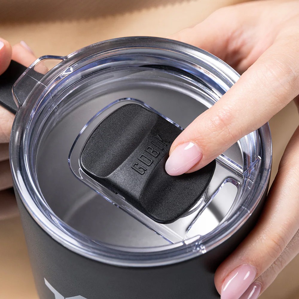 Taza Metalica Gobik Mugen Black 350ml | Accesorios Gobik