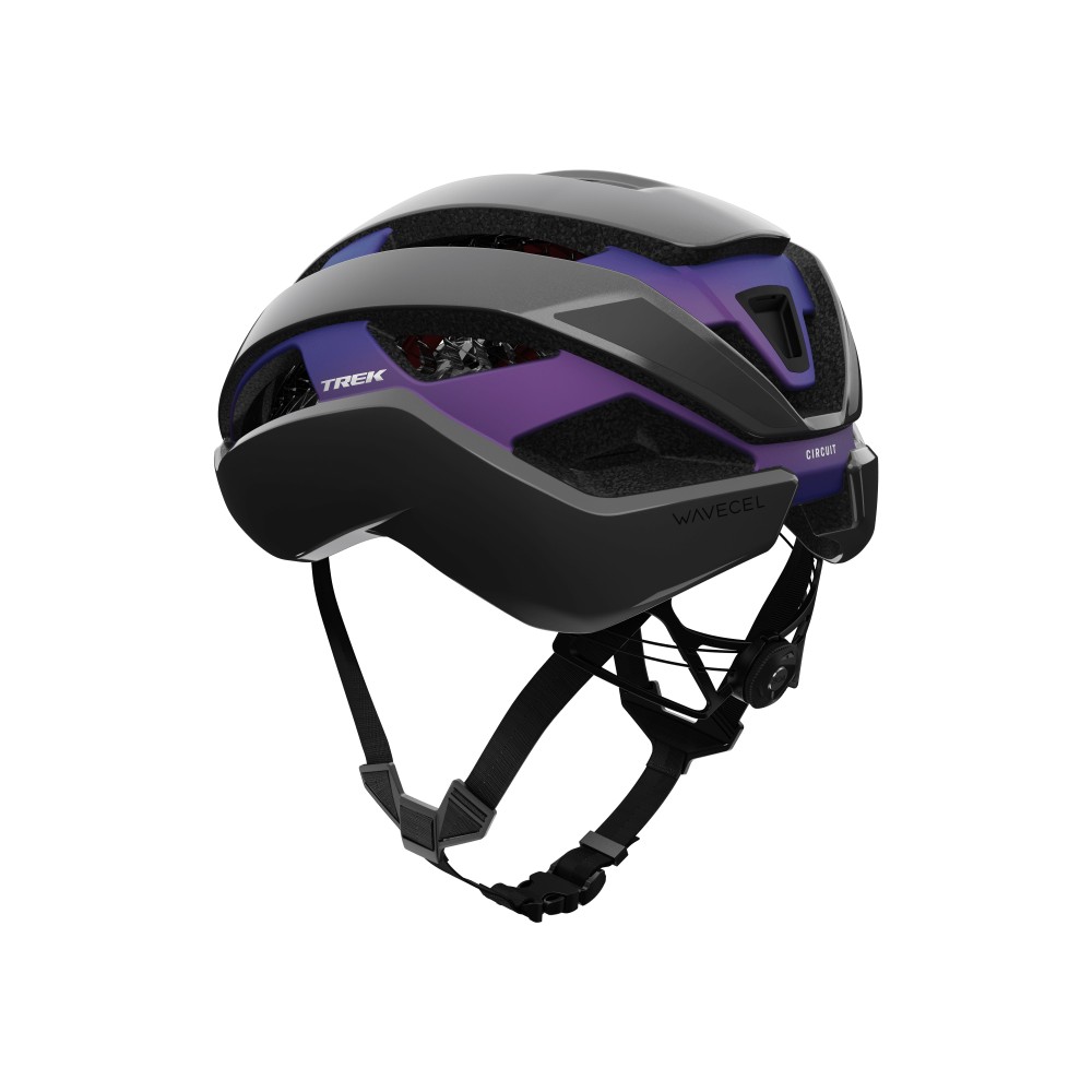 Casco Trek Circuit WaveCel Dnister Black/Purple Flip