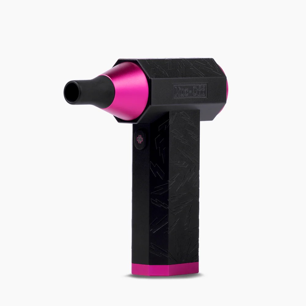 Secador Muc-Off Blow It USB Aluminio Negro/Rosa | Limpieza