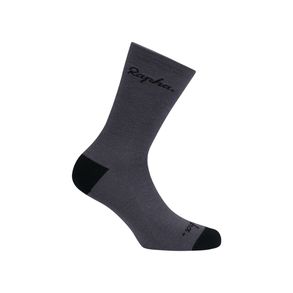 Calcetines Rapha Merino Gris oscuro/Negro | Calcetines