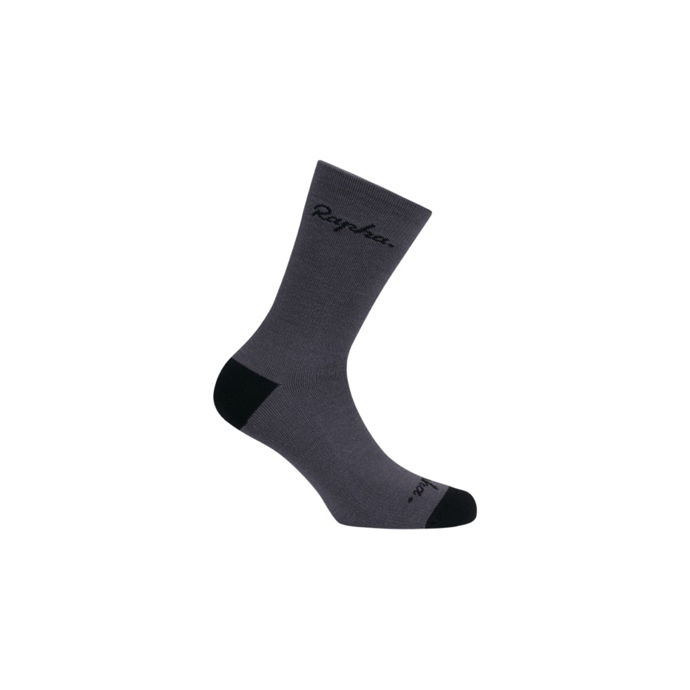 Calcetines Rapha Merino Gris oscuro/Negro | Calcetines