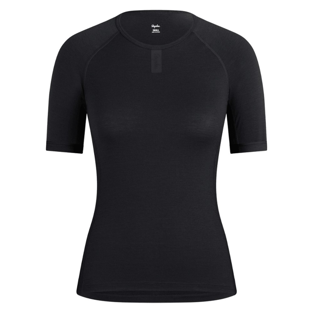 Camiseta Interior Rapha Merino Mujer Negro | Camisetas