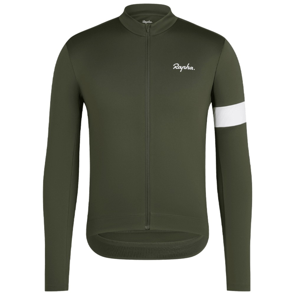 Maillot térmico Rapha Core Verde oscuro/Blanco Hombre