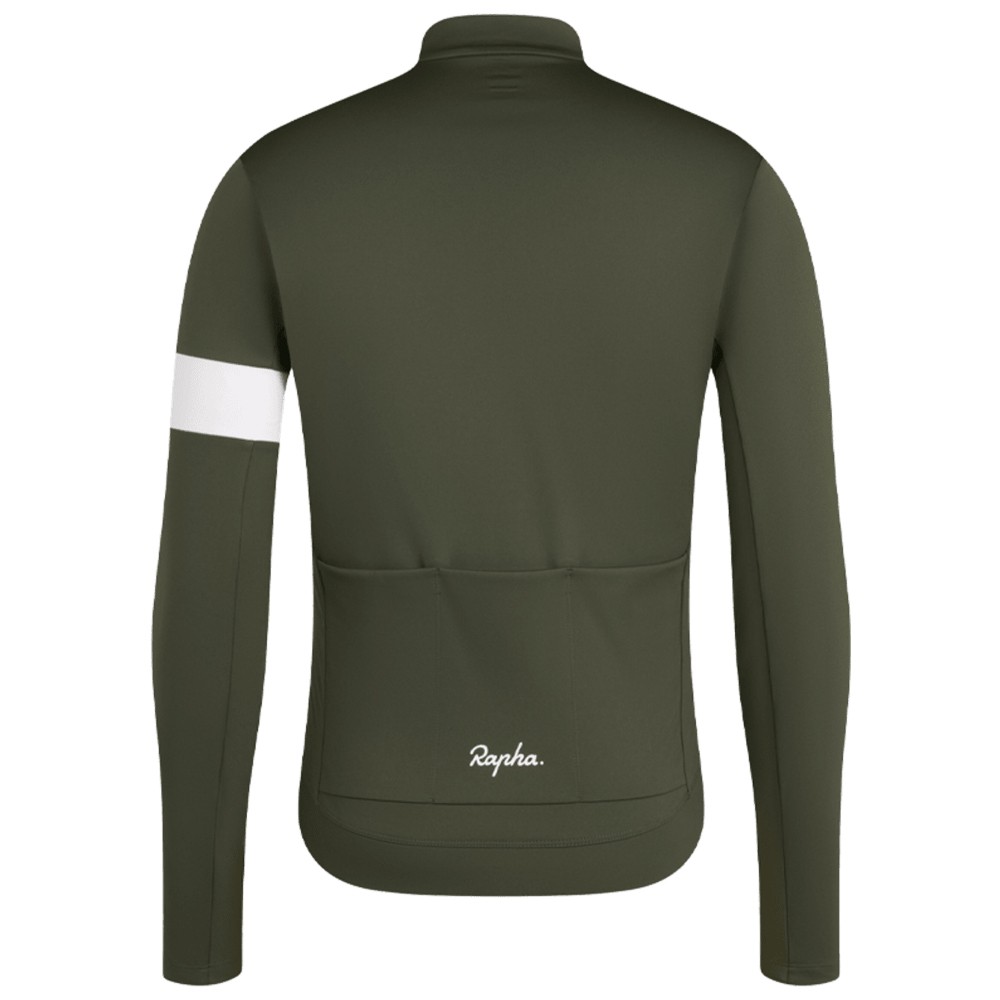 Maillot térmico Rapha Core Verde oscuro/Blanco Hombre