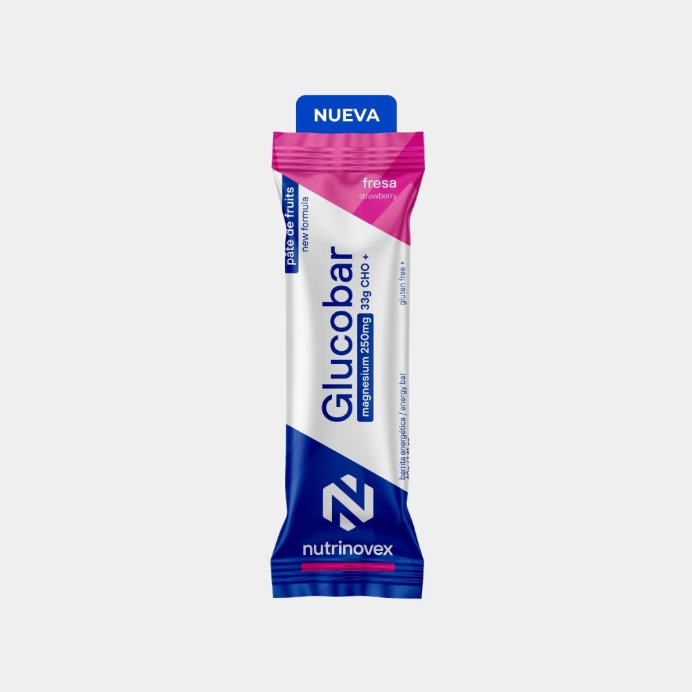 Barrita Nutrinovex Glucobar Magnesio 250mg Fresa | Barritas
