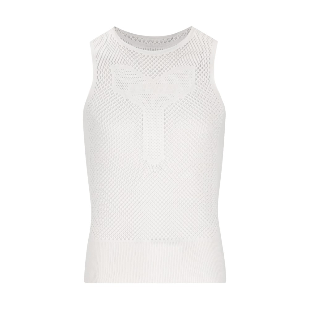 Camiseta Interior Sin Mangas Q36.5 0 Mesh Blanco Hombre