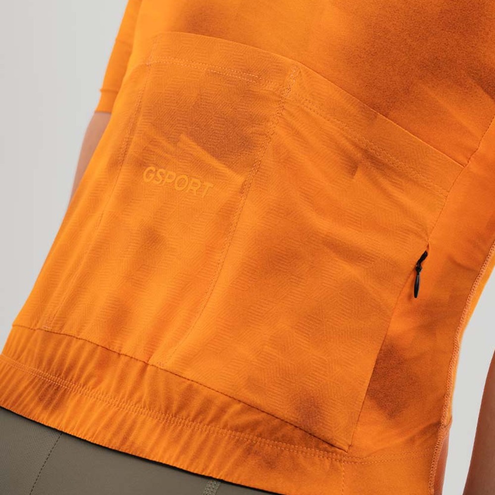 Maillot Corto Gsport Pro Team Tangerine Mujer 2026