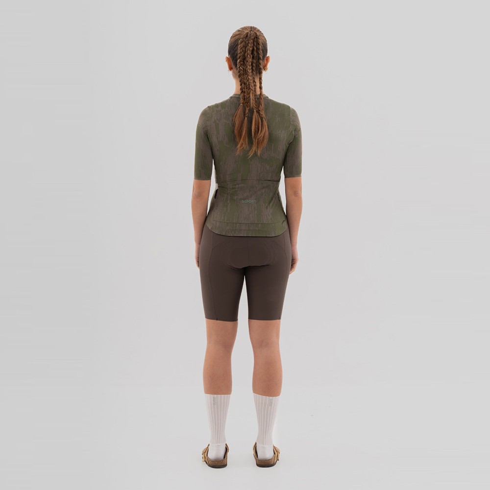 Maillot Corto Gsport Aero Drill Mujer 2026 | Maillots cortos
