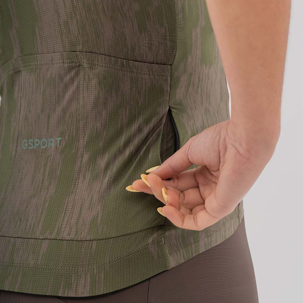 Maillot Corto Gsport Aero Drill Mujer 2026 | Maillots cortos