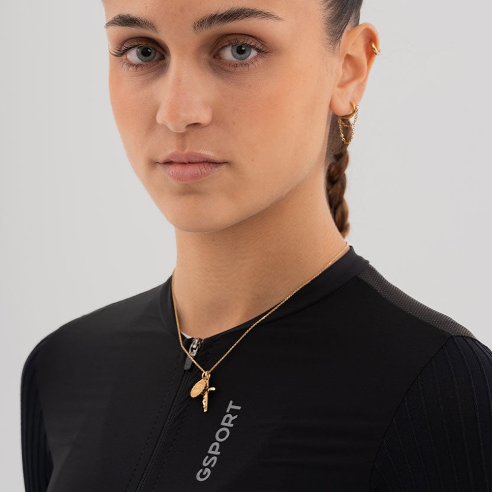 Maillot Corto Gsport Aero Ashen Mujer 2026 | Maillots cortos