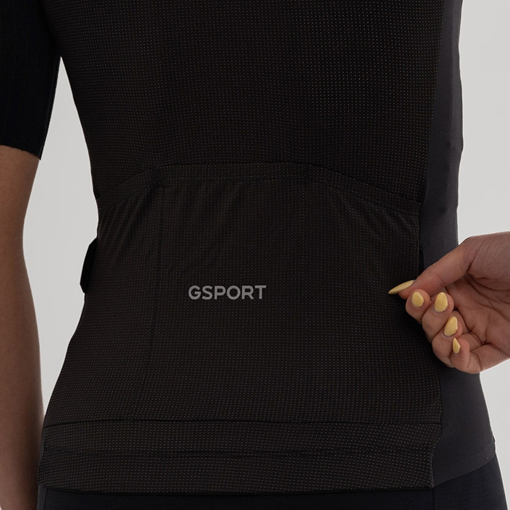 Maillot Corto Gsport Aero Ashen Mujer 2026 | Maillots cortos