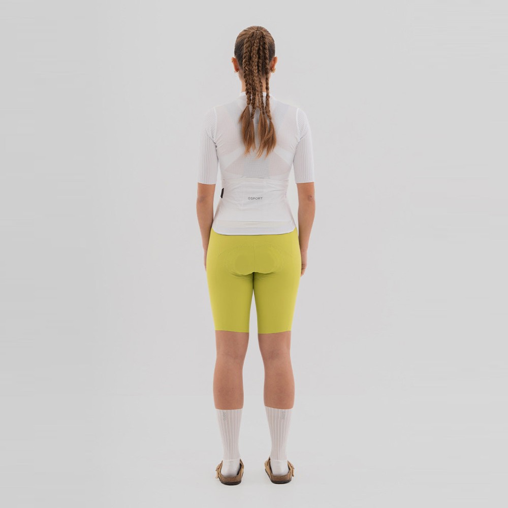 Maillot Corto Gsport Aero Ivory Mujer 2026 | Maillots cortos