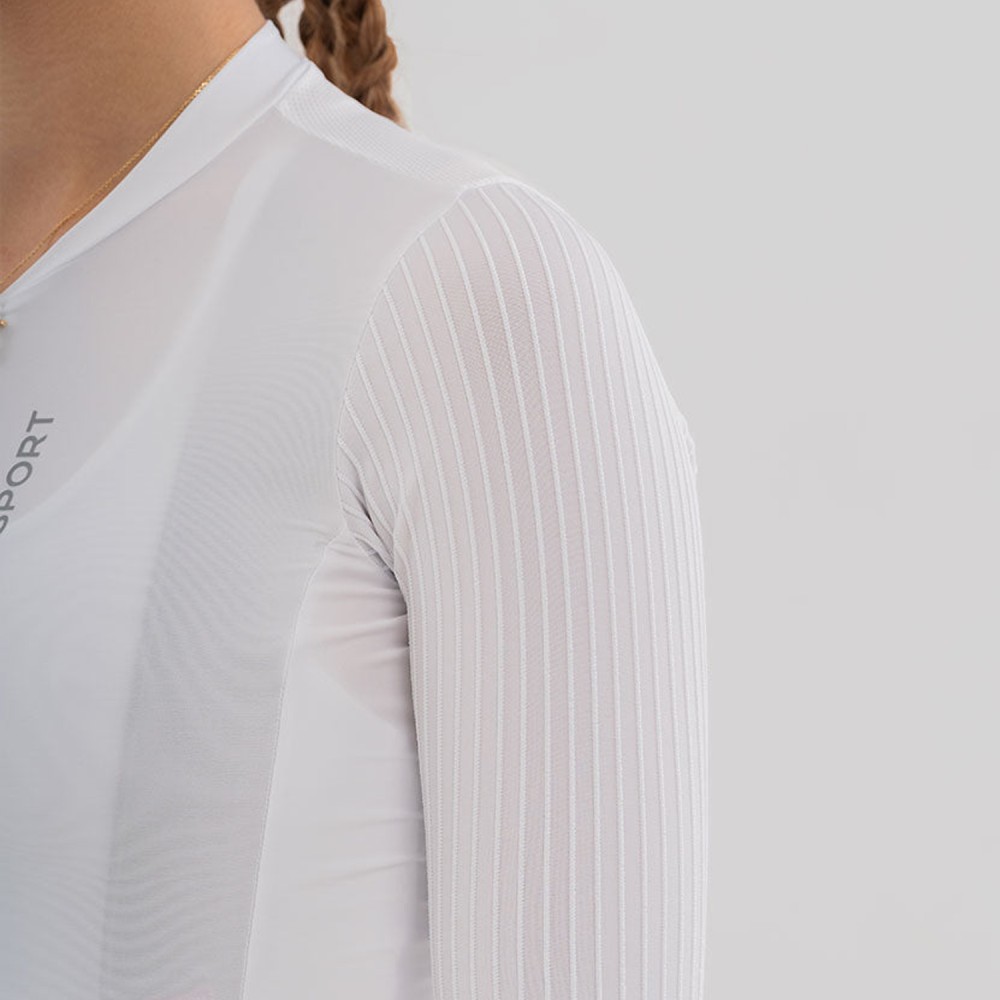 Maillot Corto Gsport Aero Ivory Mujer 2026 | Maillots cortos