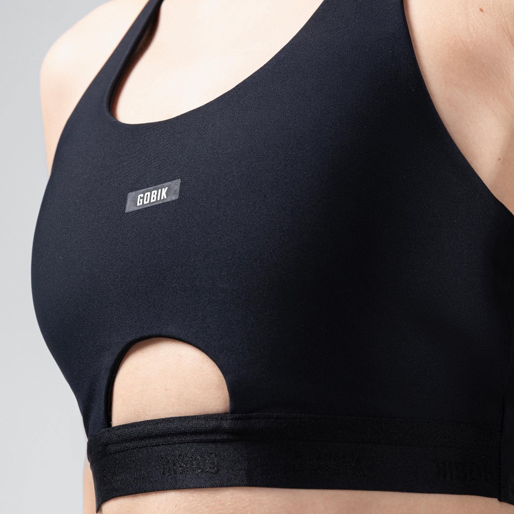 Top Deportivo Gobik Crux Mujer Jet Black 26 | Camisetas