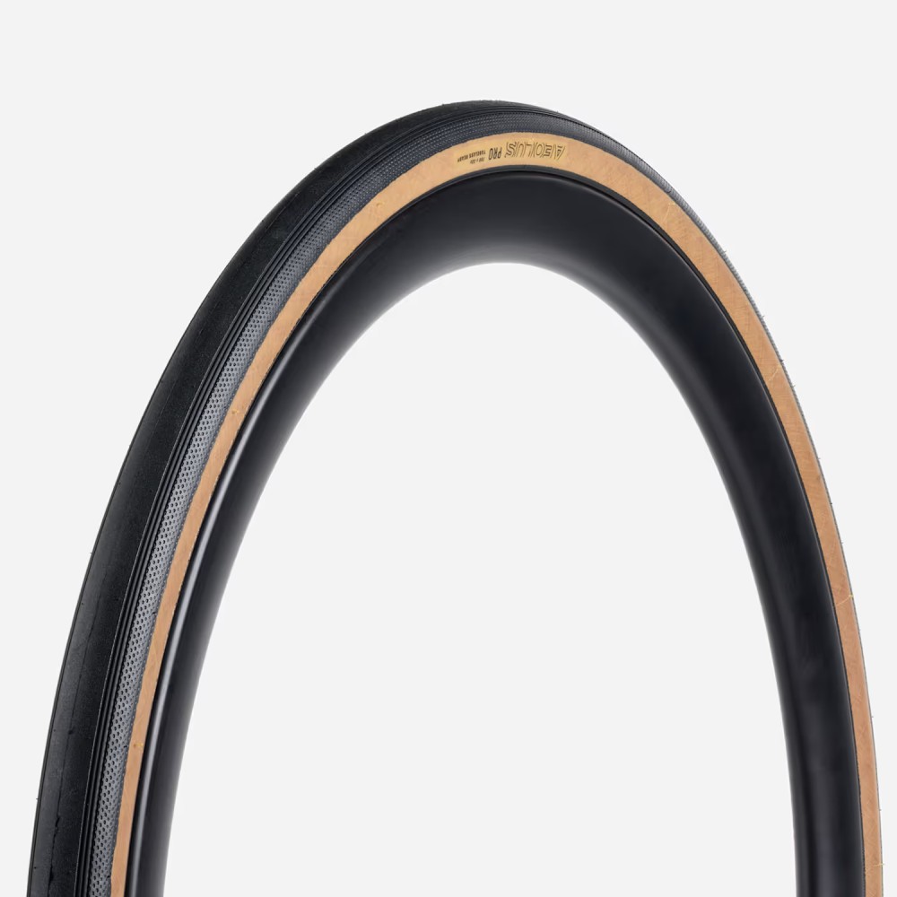 Cubierta de carretera Bontrager Aeolus Pro TLR Negro/Marrón