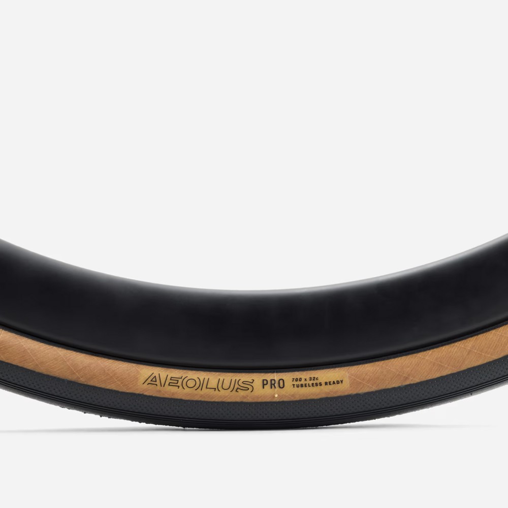 Cubierta de carretera Bontrager Aeolus Pro TLR Negro/Marrón