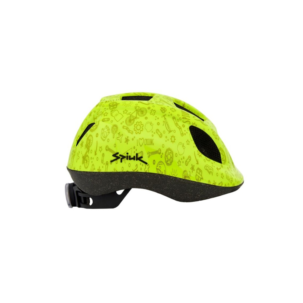 Casco Spiuk Kids Led Amarillo | Cascos Ciclismo | Bicicletas
