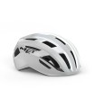 Casco Met Vinci Mips Blanco/Plata Brillo | Cascos de