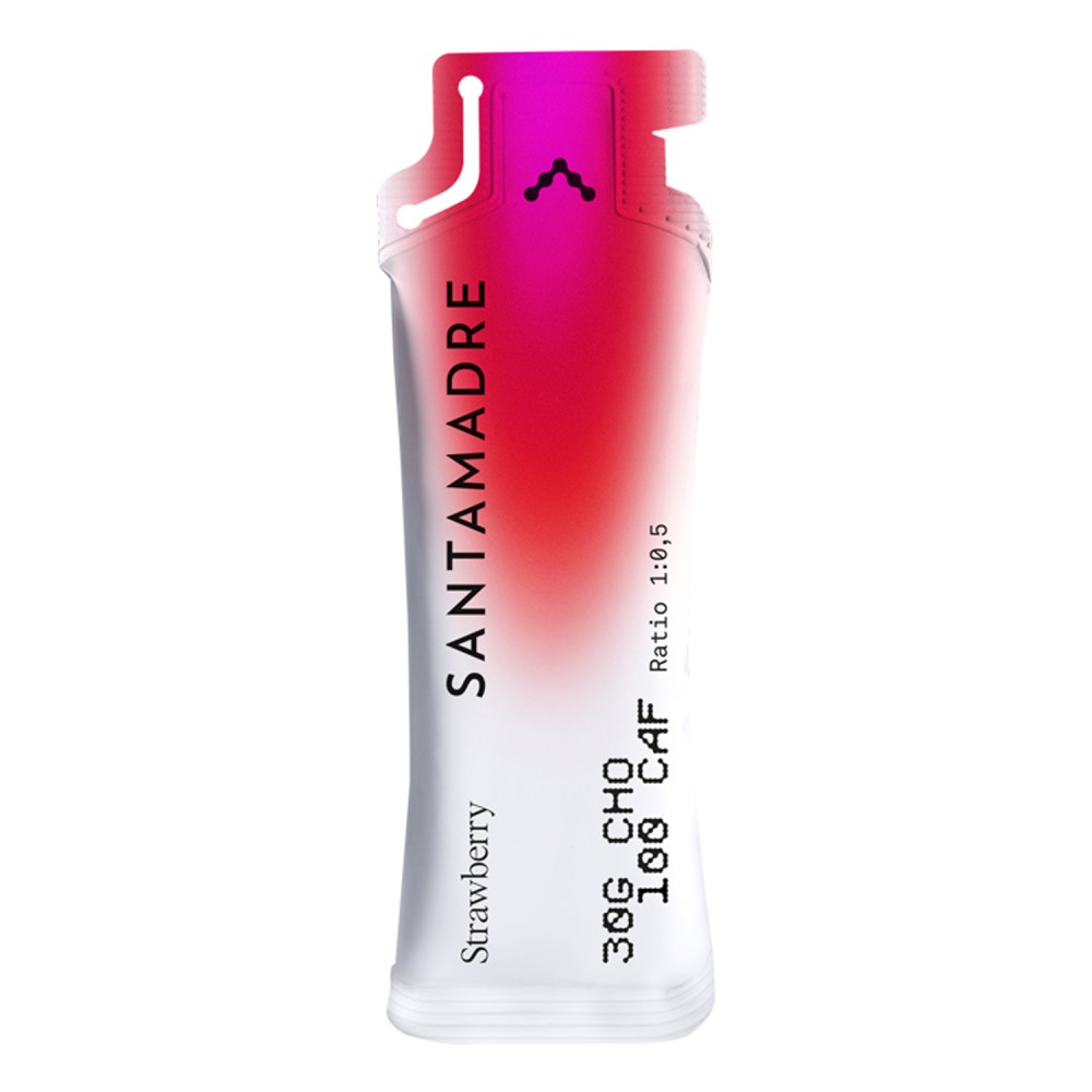 Gel Energético Santa Madre 100 CAF Fresa 50ml | Geles