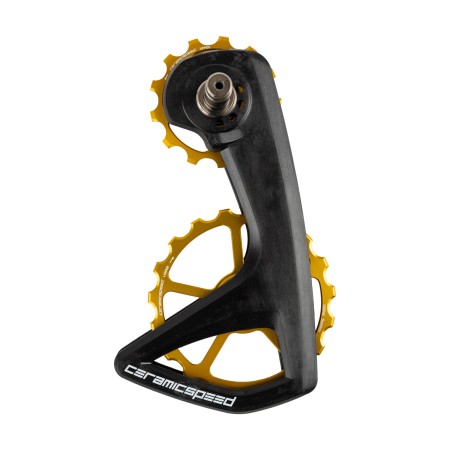 Patilla de cambio CeramicSpeed OSPW RS 5 Spoke Shimano 9250/8150 oro