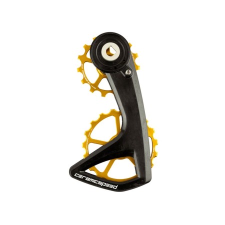 Patilla de cambio CeramicSpeed OSPW RS 5 Spoke SRAM RedD1/E1+ForceD1 v2 oro