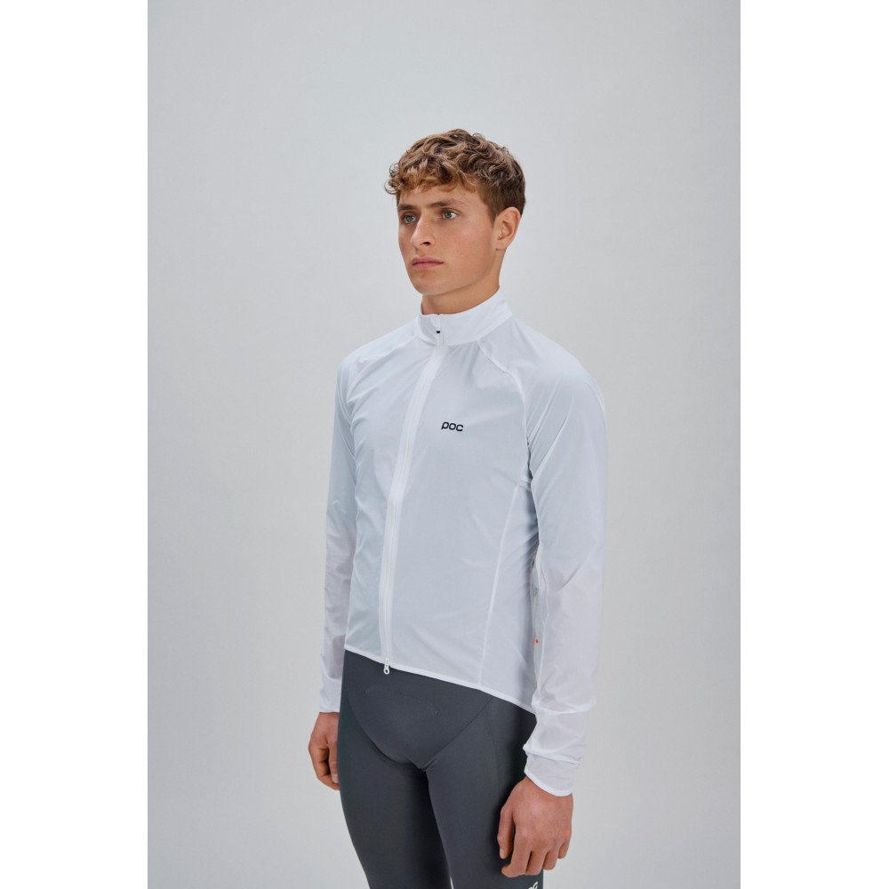 Chaqueta Cortavientos Poc Pure-Lite Splash Hombre Hydrogen White