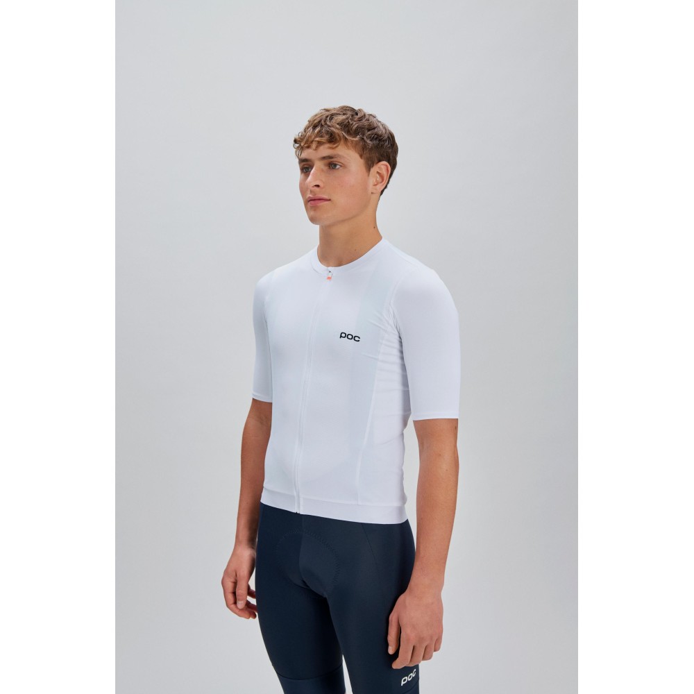 Maillot Corto POC Cadence Hombre Hydrogen White