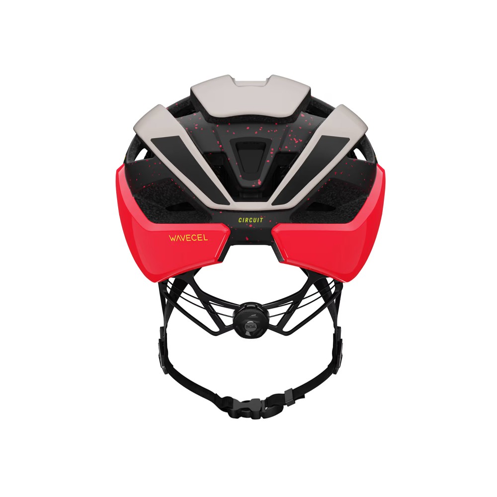 Casco Trek Circuit Wavecel Era White/Radioactive Coral