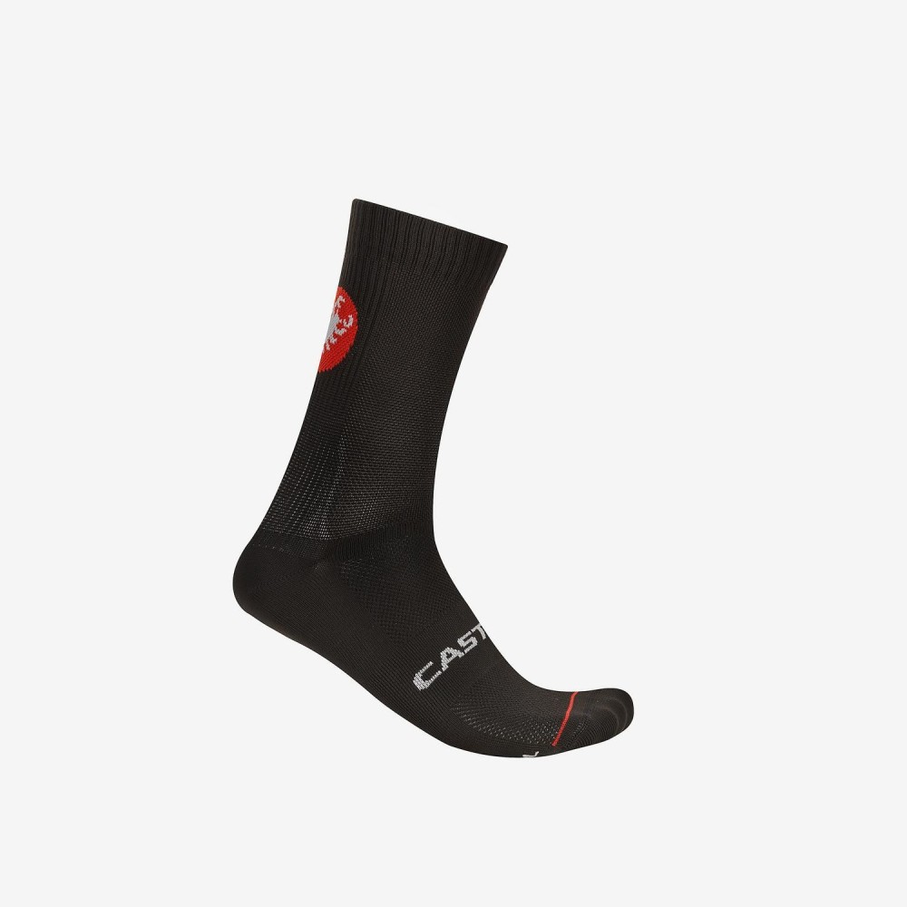 Calcetines Castelli Entrata 18 Negro