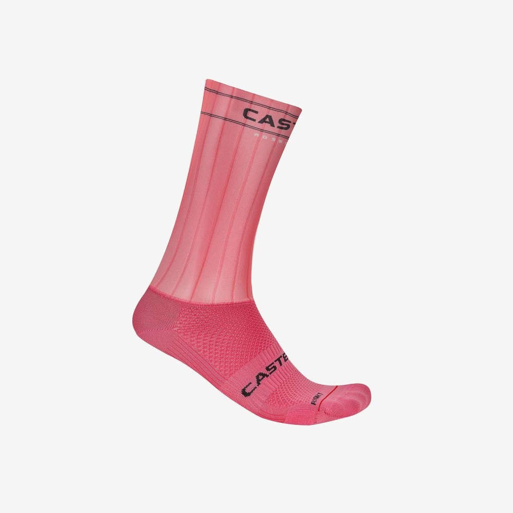 Calcetines Castelli Fast Feet 4 Rosa Giro