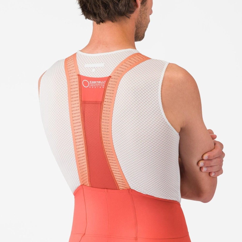Culotte Corto Castelli Espresso 2 Hombre Rojo Paprika