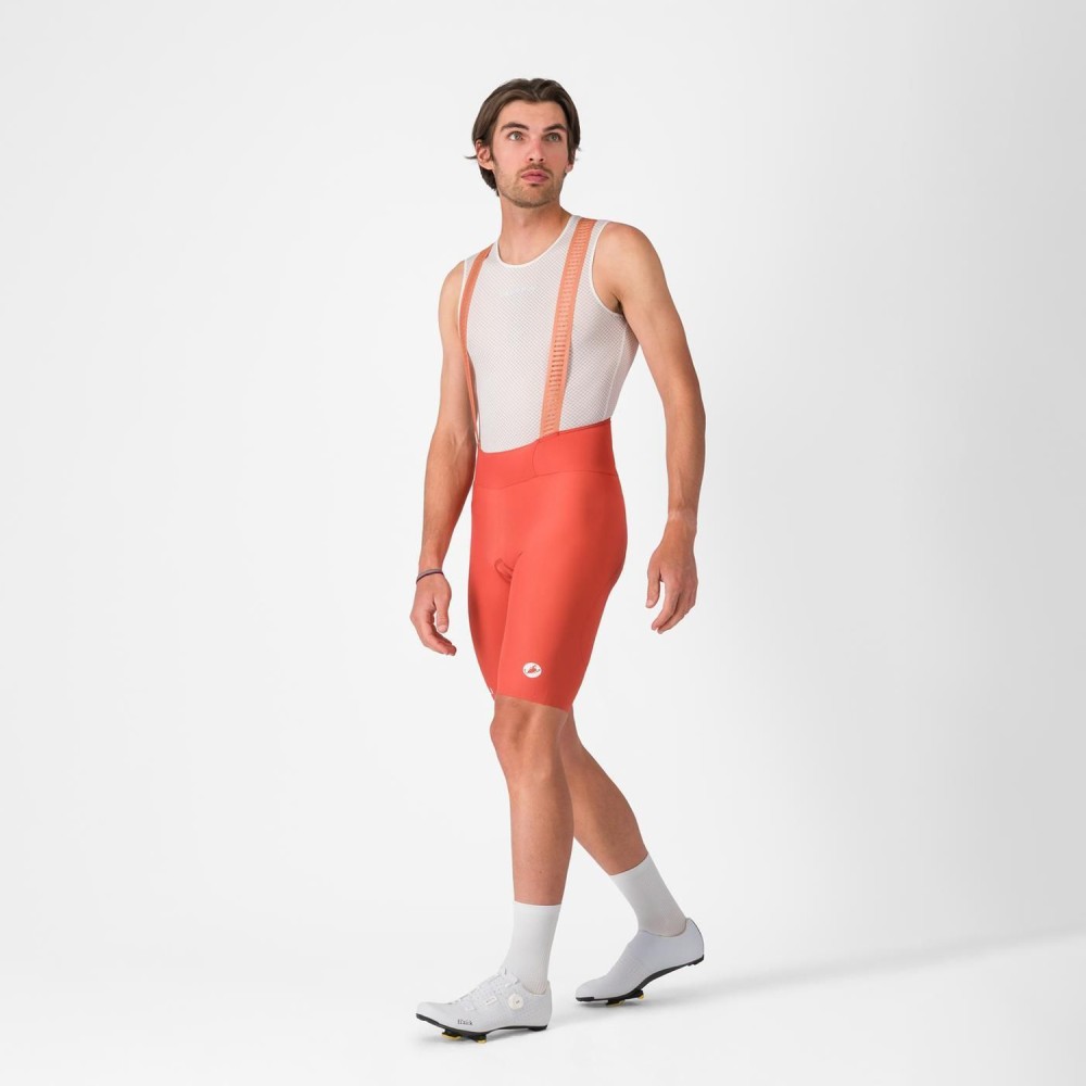 Culotte Corto Castelli Espresso 2 Hombre Rojo Paprika