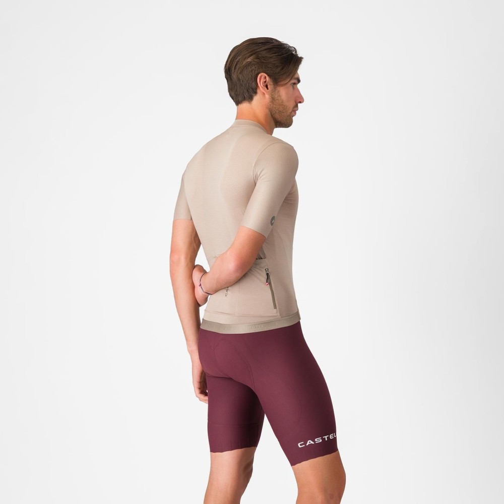 Culotte Corto Castelli Espresso 2 Hombre Burdeos
