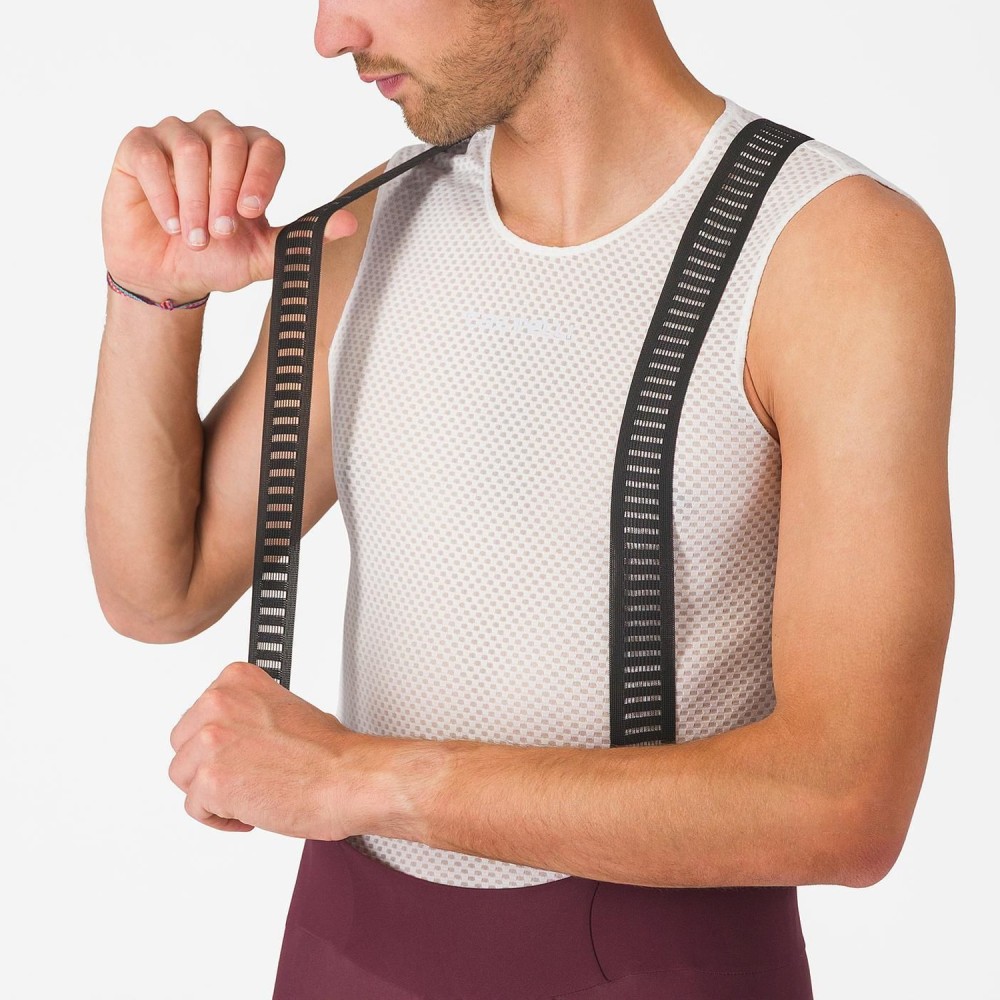 Culotte Corto Castelli Espresso 2 Hombre Burdeos