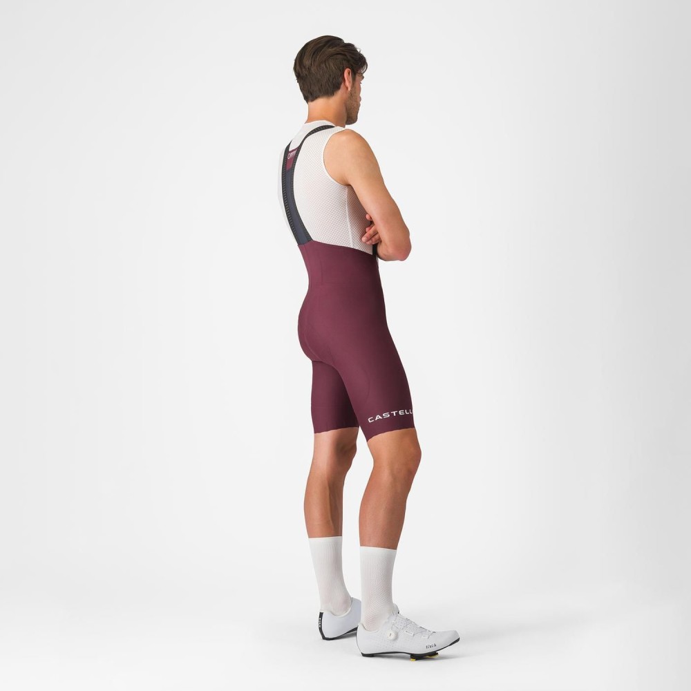 Culotte Corto Castelli Espresso 2 Hombre Burdeos