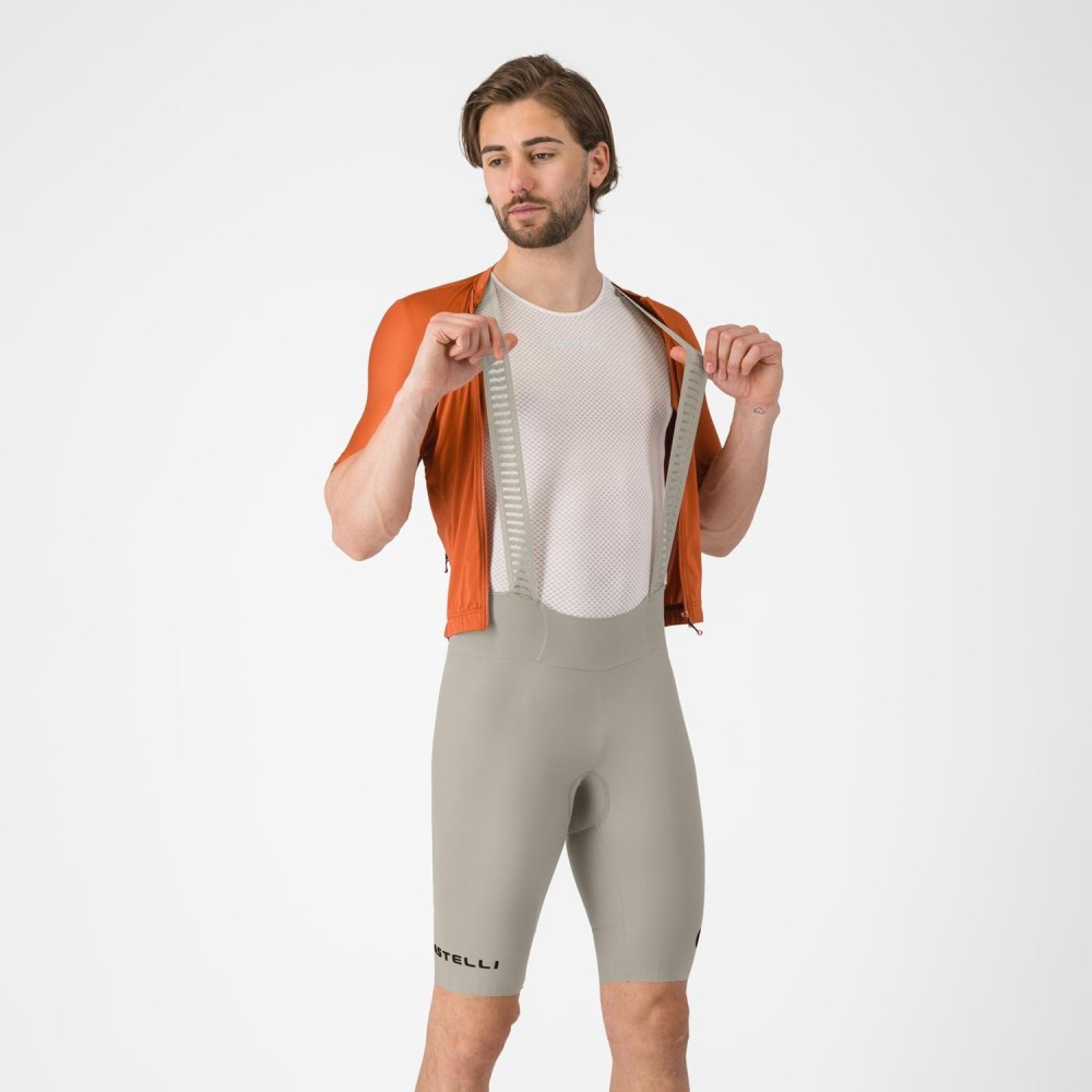 Culotte Corto Castelli Espresso 2 Hombre Silver Moon