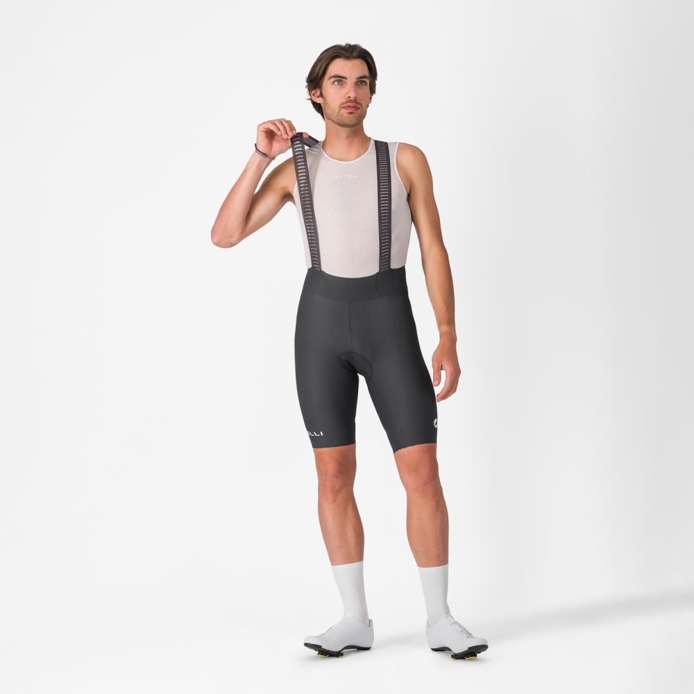 Culotte Corto Castelli Espresso 2 Hombre Gris Oscuro