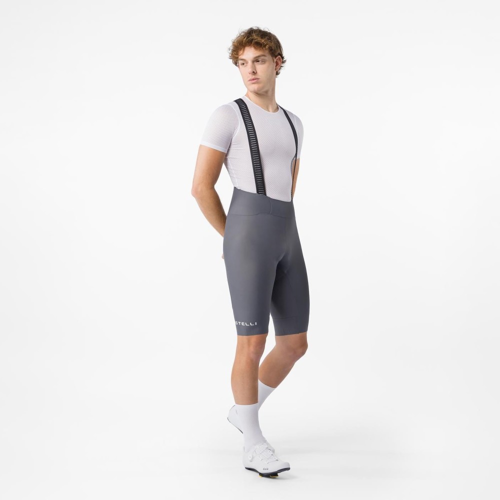 Culotte Corto Castelli Espresso 2 Hombre Gris