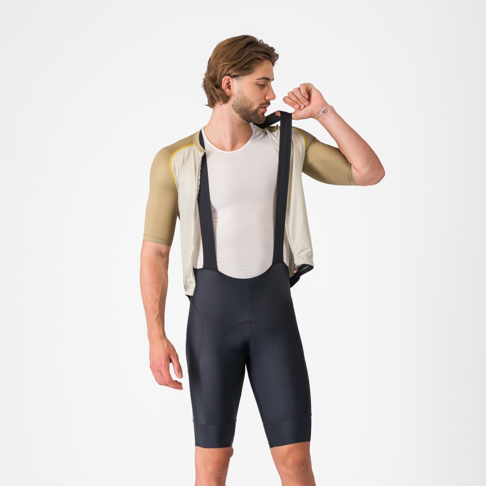 Culotte Corto Castelli Unlimited 2 Cargo Hombre Negro