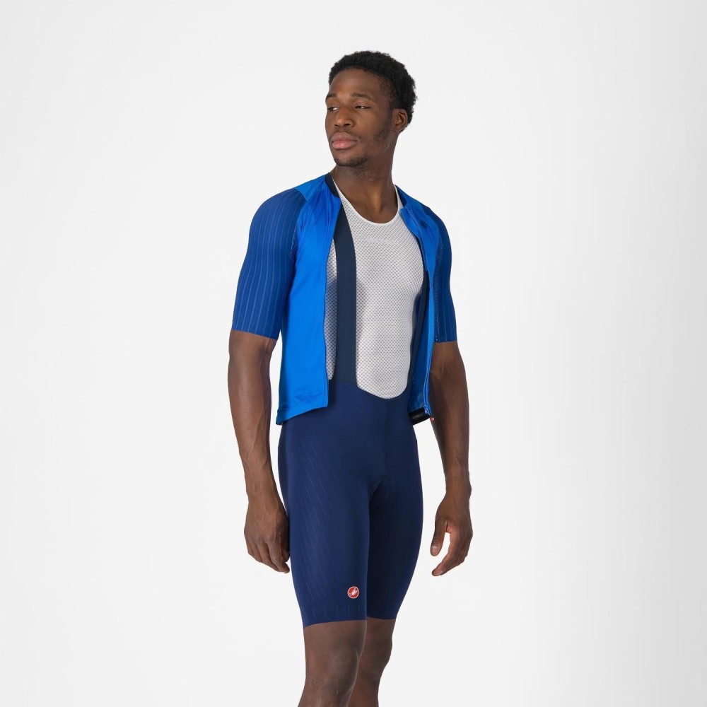 Culotte Corto Castelli Free Aero RC S Hombre Azul Belgian