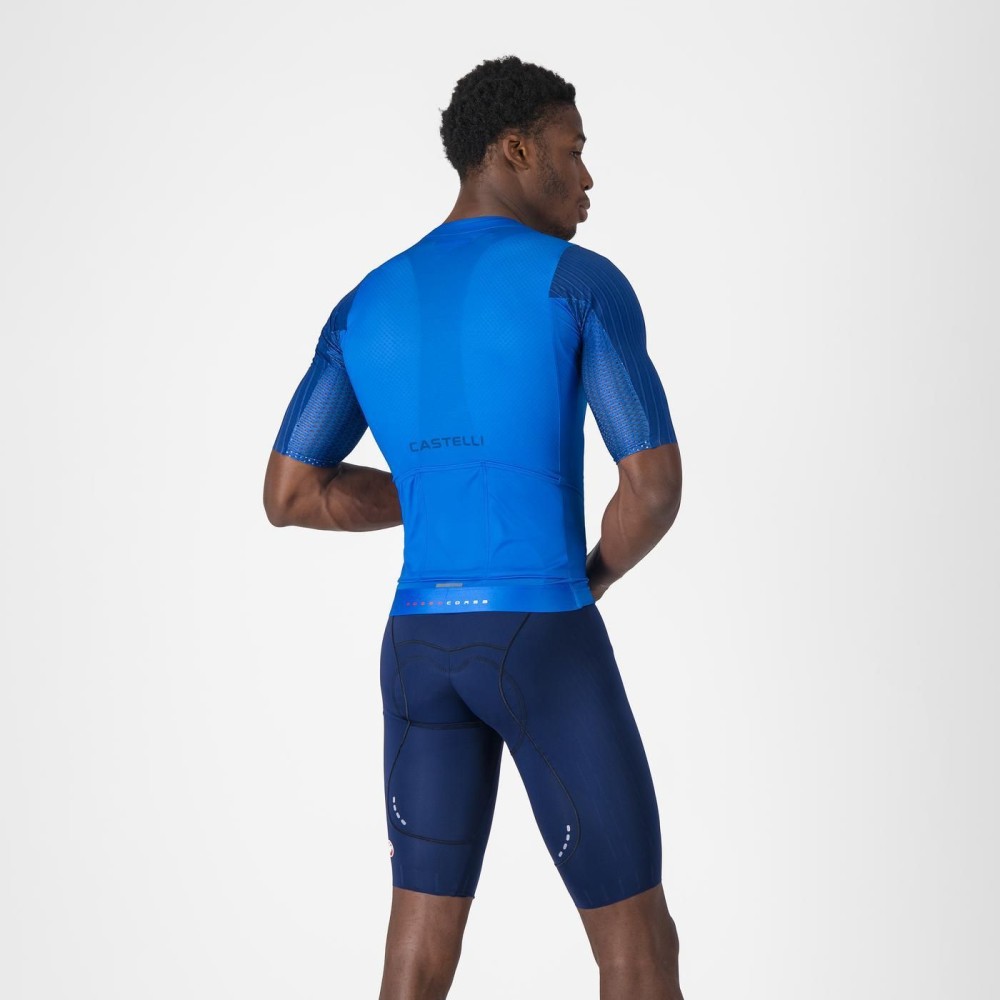 Culotte Corto Castelli Free Aero RC S Hombre Azul Belgian